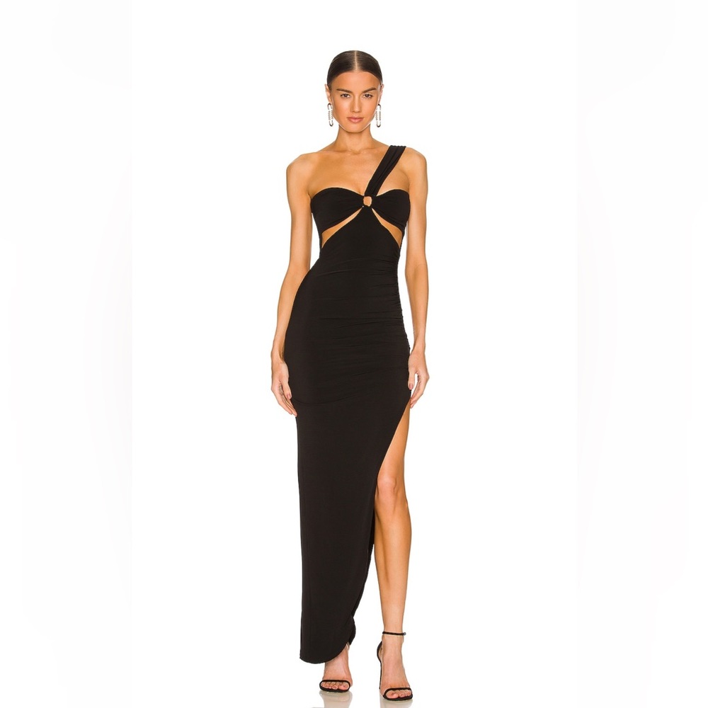 Black Nookie Riley Ring Maxi